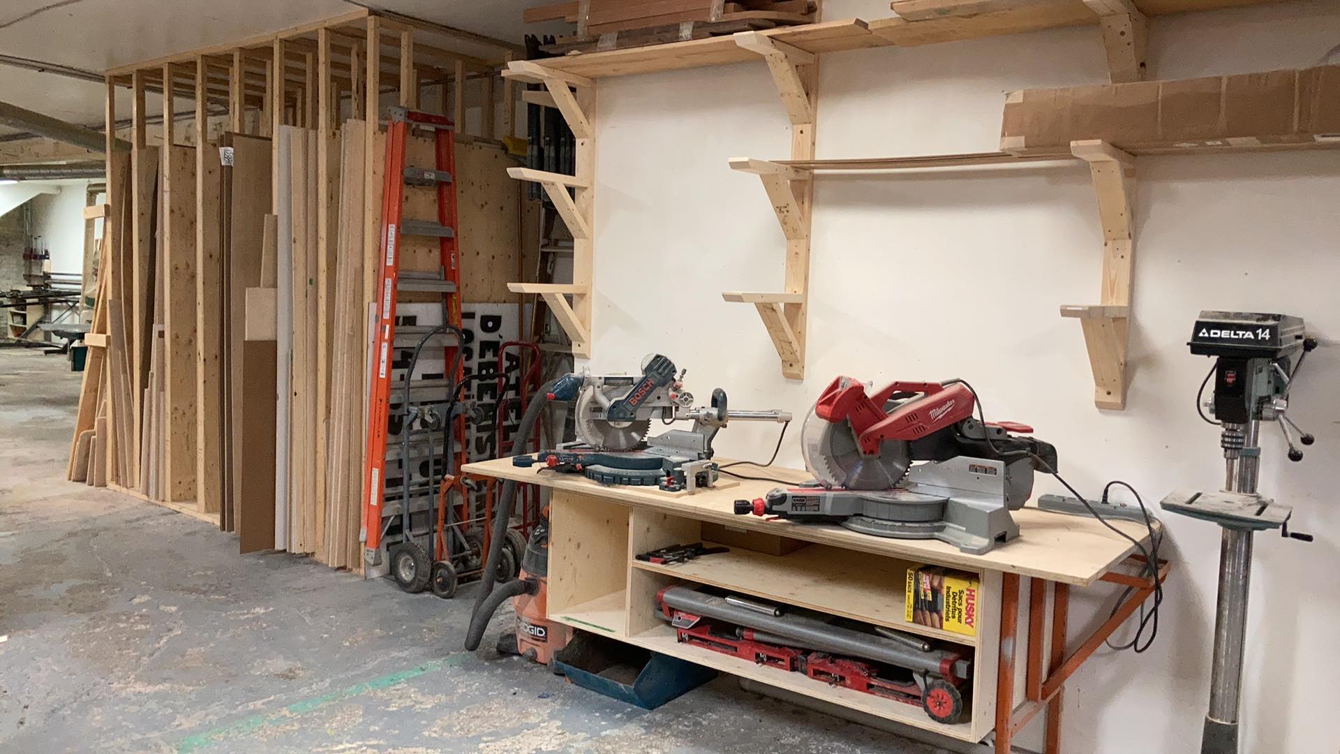 Équipement de l'atelier